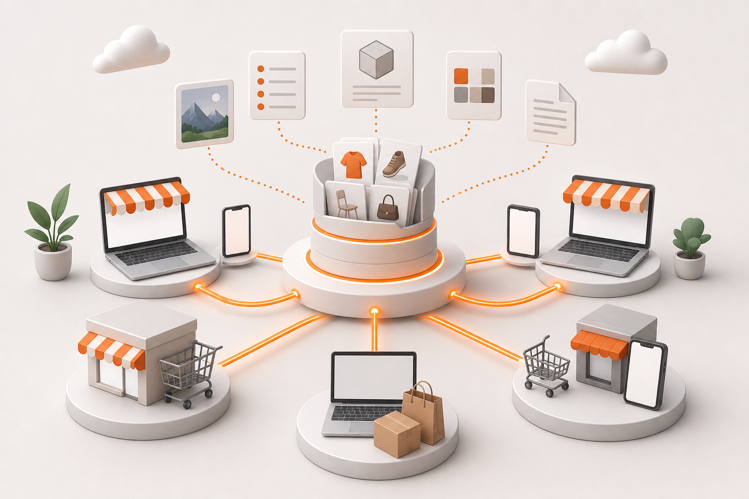ecommerce catalog data lifecycle diagram
