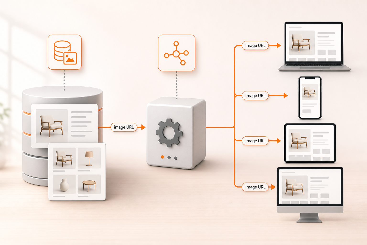 PIM image sync flow diagram