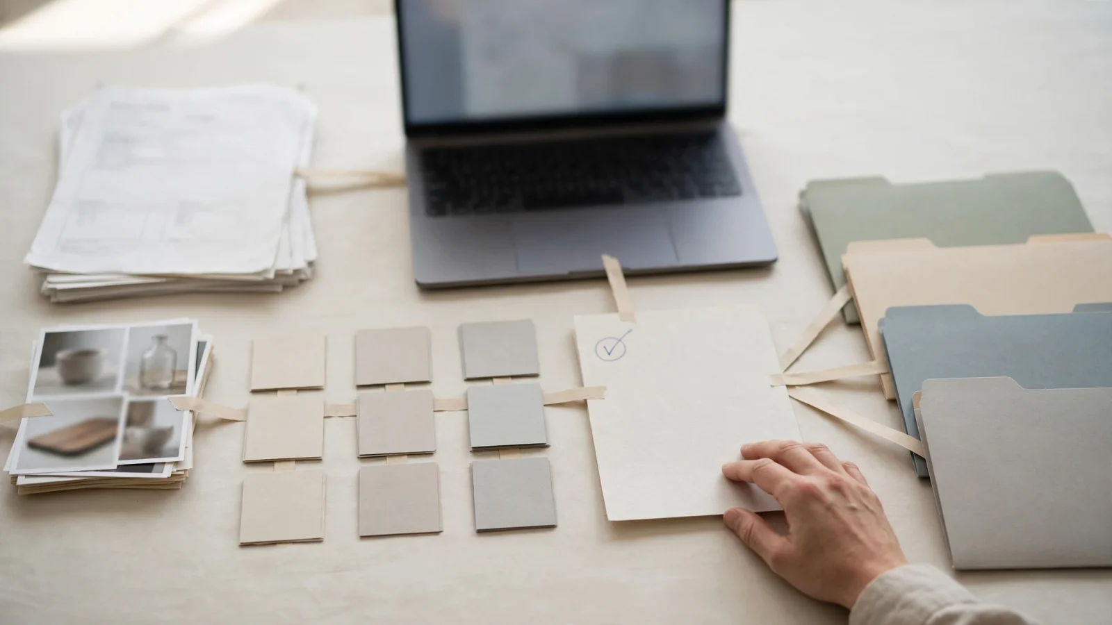 A clean editorial process diagram shows a product record moving from raw supplier data through rules, AI drafting, human approval, and multiple sales channels, with no text in the image.