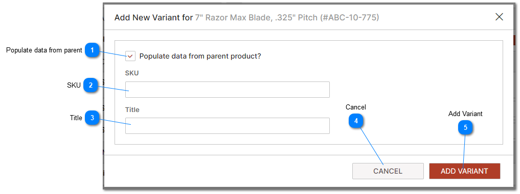 Create a Product Variant