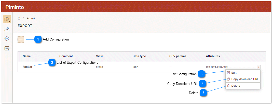 Exporting Data