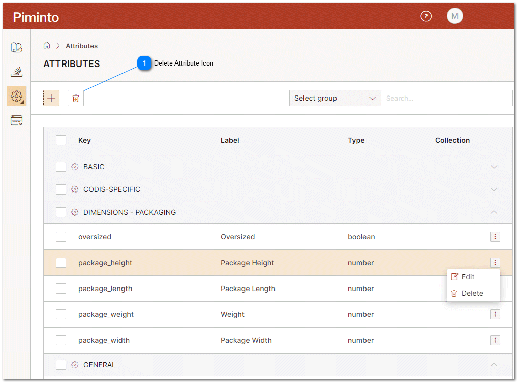 How to Delete Product Attributes in PIM