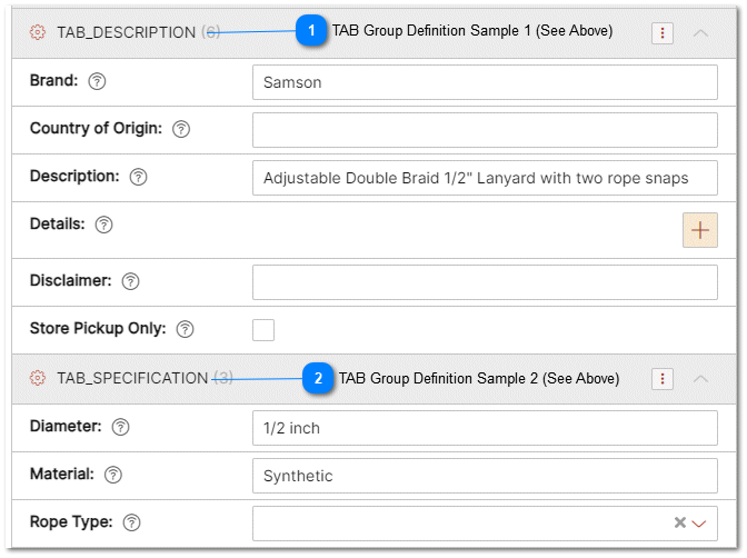 Supplemental Product Data