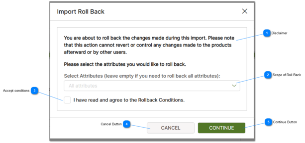 Log File & Rollback Import
