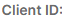 6. Client ID