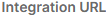 5. Integration URL